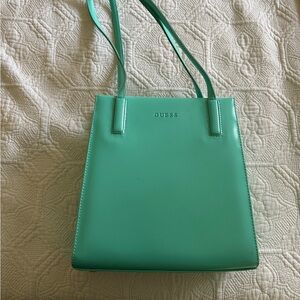GUESS Aqua shoulder purse